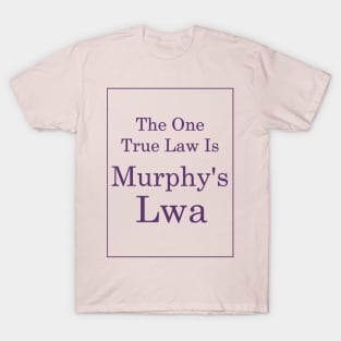 Murphy's Lwa (Purple Text) T-Shirt